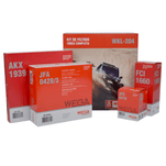 Kit de 4 Filtros Wega Honda City Fit  1.5 16v 2009 Até 2014