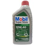 Óleo Para Moto Mobil Super Moto Api SL 10w40 Semissintético Jaso Ma2 - 1L
